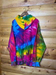 Vintage Tie Dye Penn State Hoodie (L)