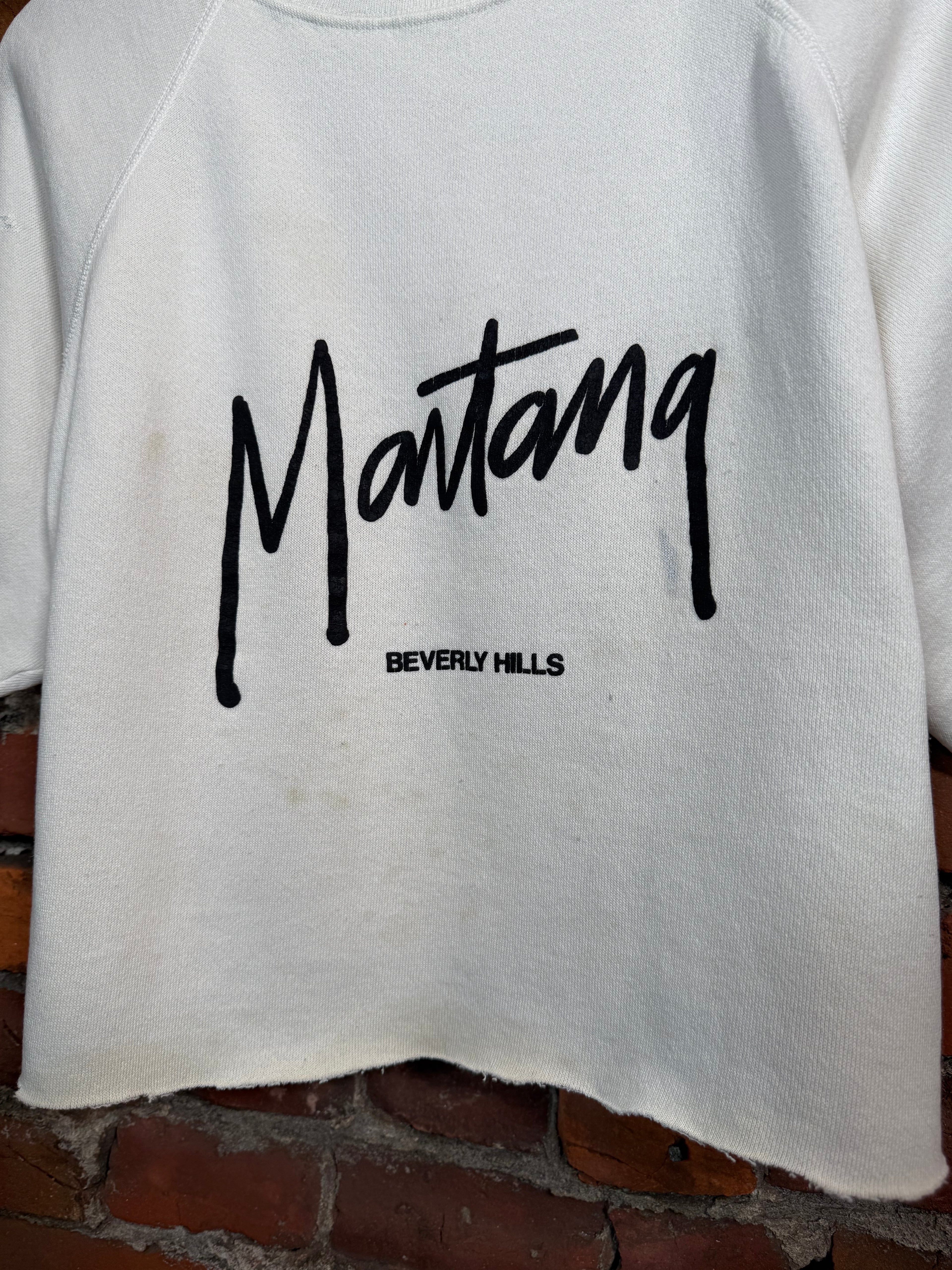 Vintage Cropped Beverly Hills Sweatshirt (WM)