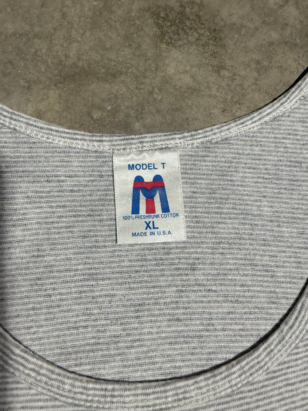 Vintage 90s San Diego Striped Tank Top (XL)