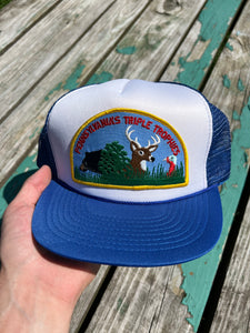 Vintage Pennsylvania Triple Trophies Trucker Hat