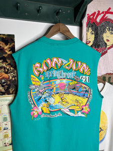 Vintage 1991 Ron Jon Spring Break Cutoff Shirt (L)