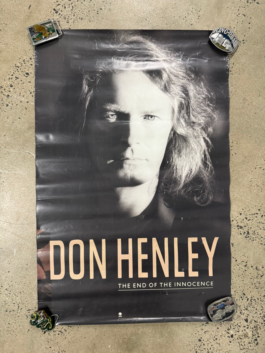 Vintage 1989 Don Henley The End of Innocence Poster (23x35)