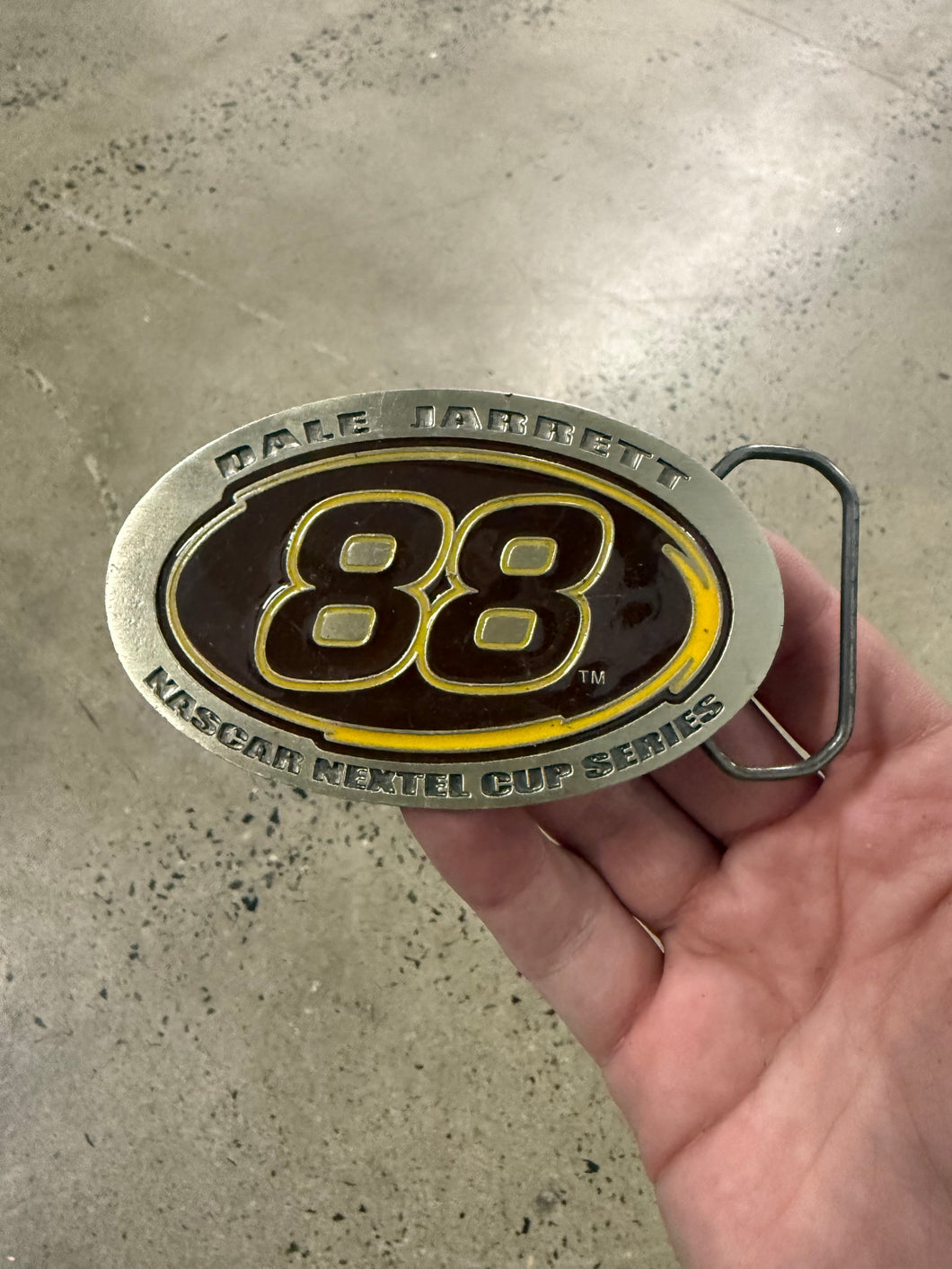 2000s Nascar Dale Jarrett Belt Buckle