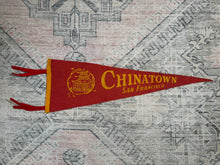 Load image into Gallery viewer, Vintage Chinatown San Francisco Pennant (26.5inch)
