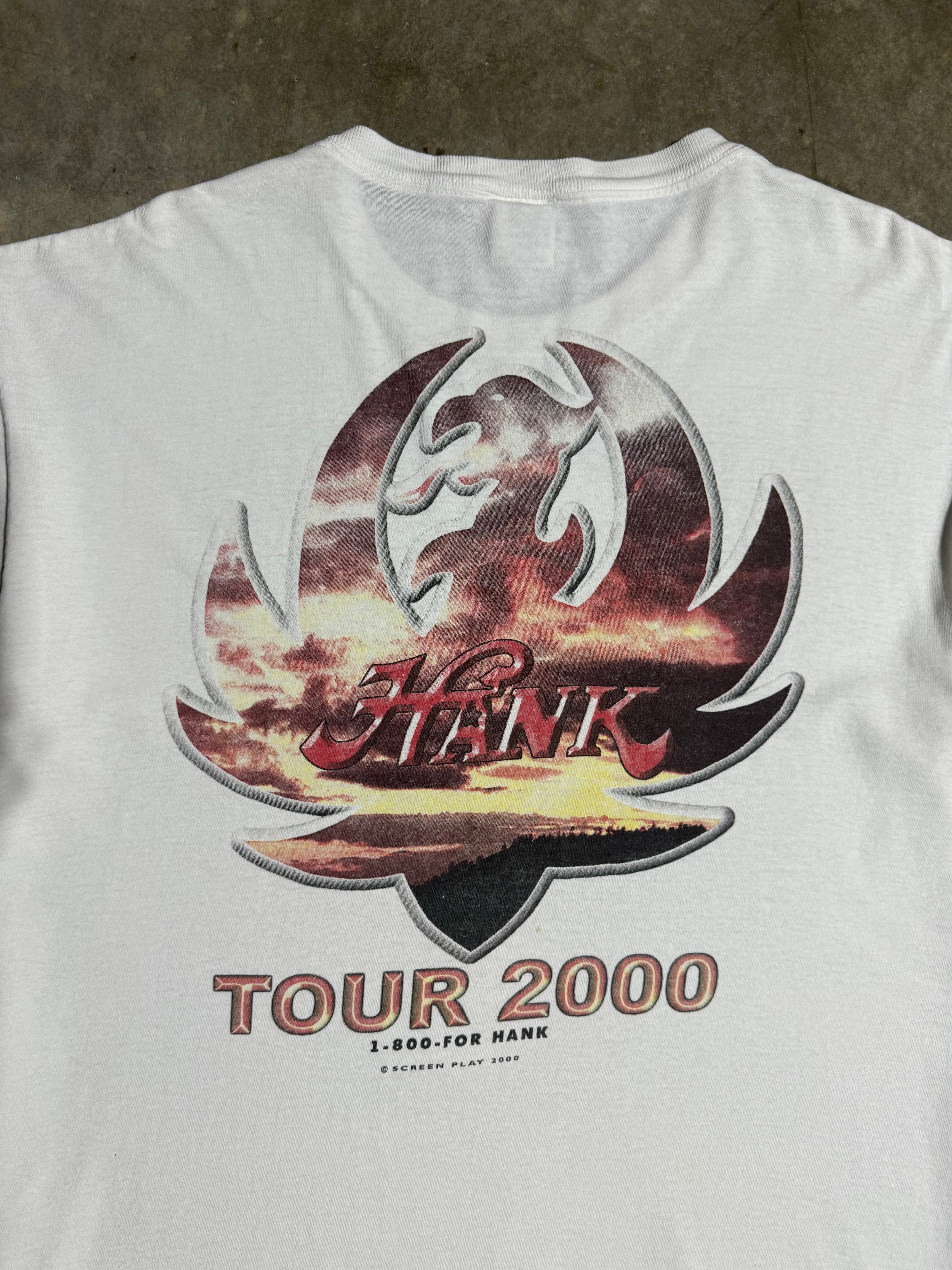 Vintage shank Williams Jr 2000 Concert T-Shirt (XL)