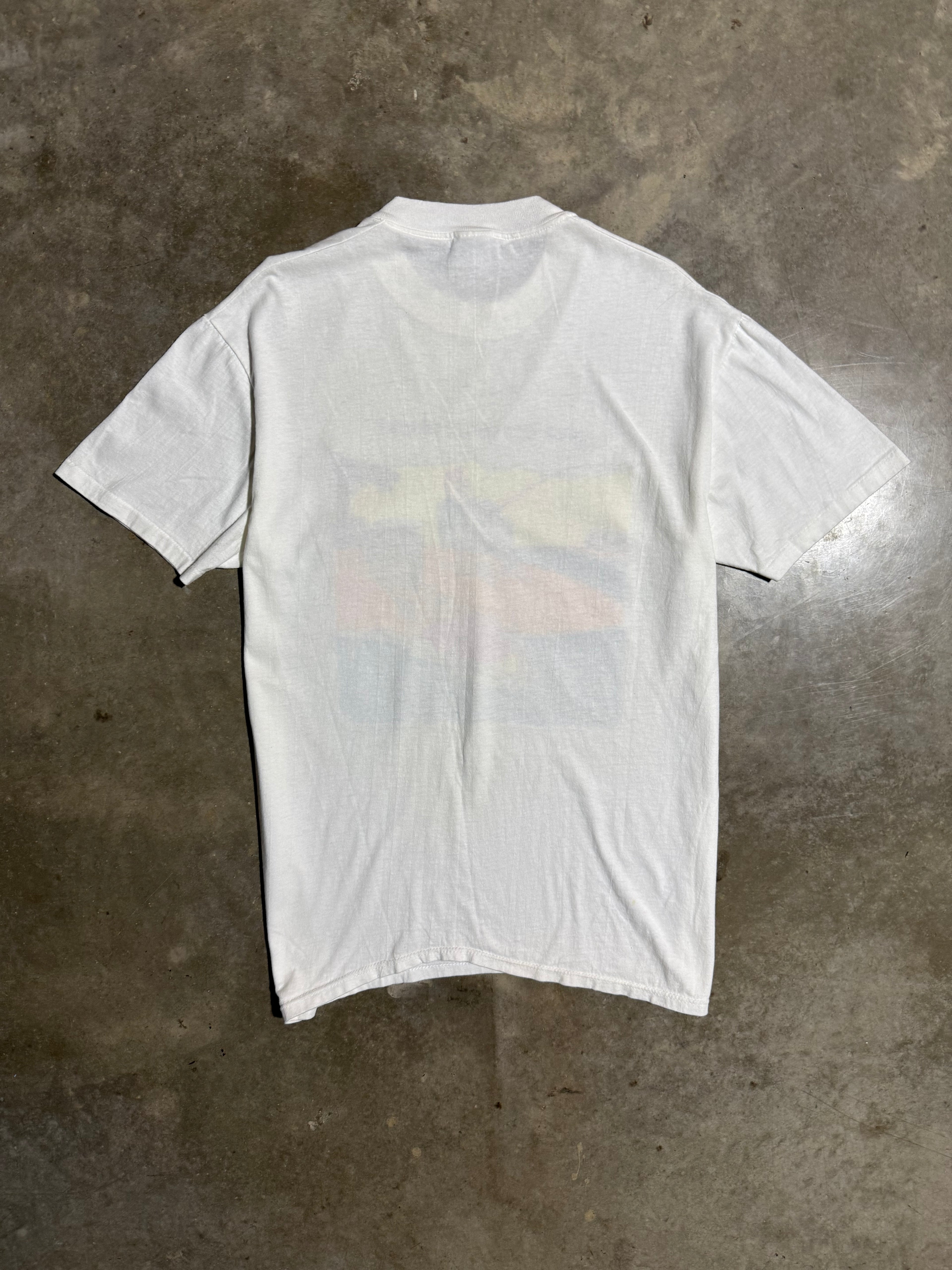 Vintage 1990 Give Em” More Slack Fishing Tee (L)