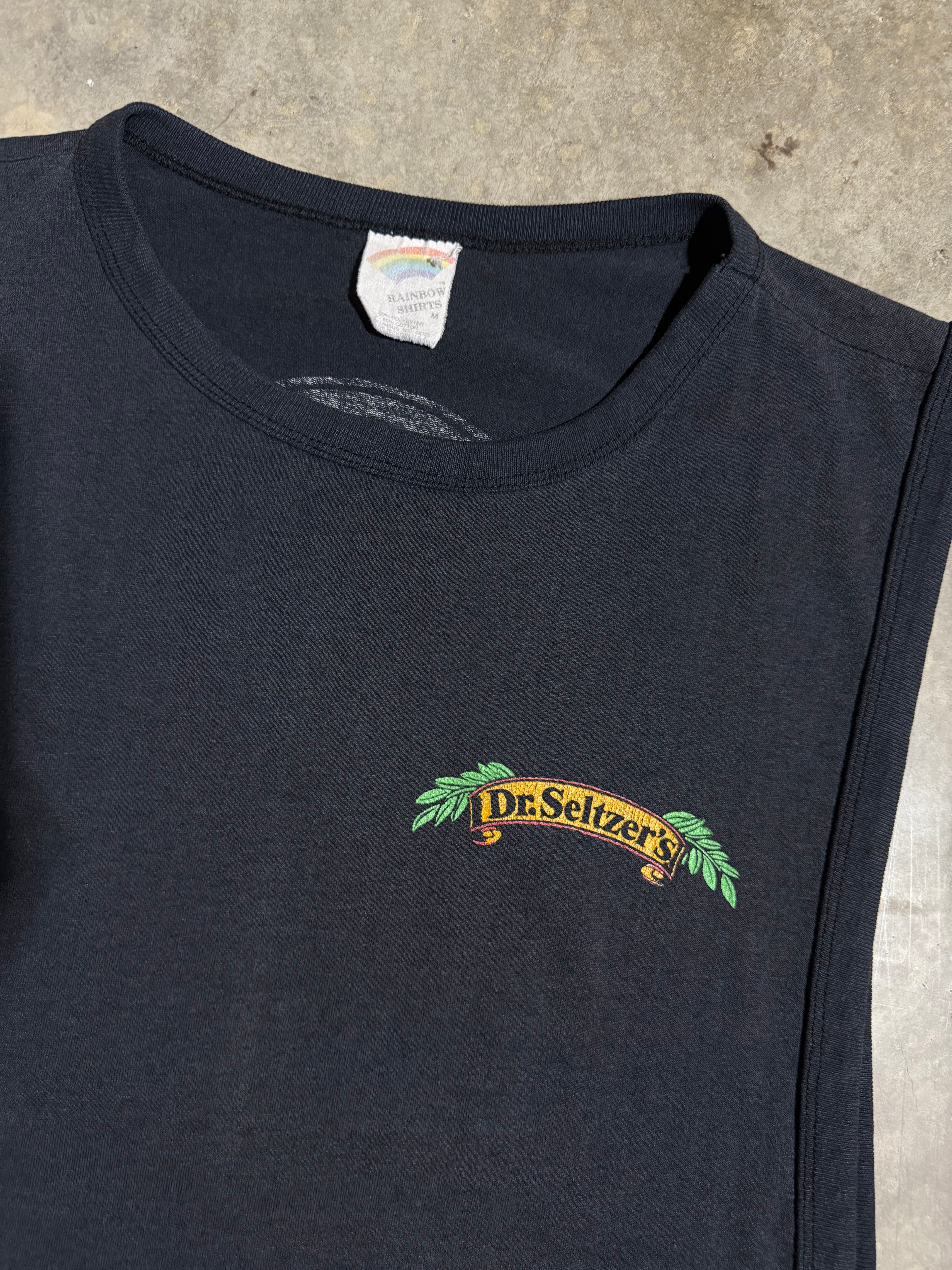 Vintage 80s Dr Seltzer Hangover Helper Sleeveless Shirt (M)