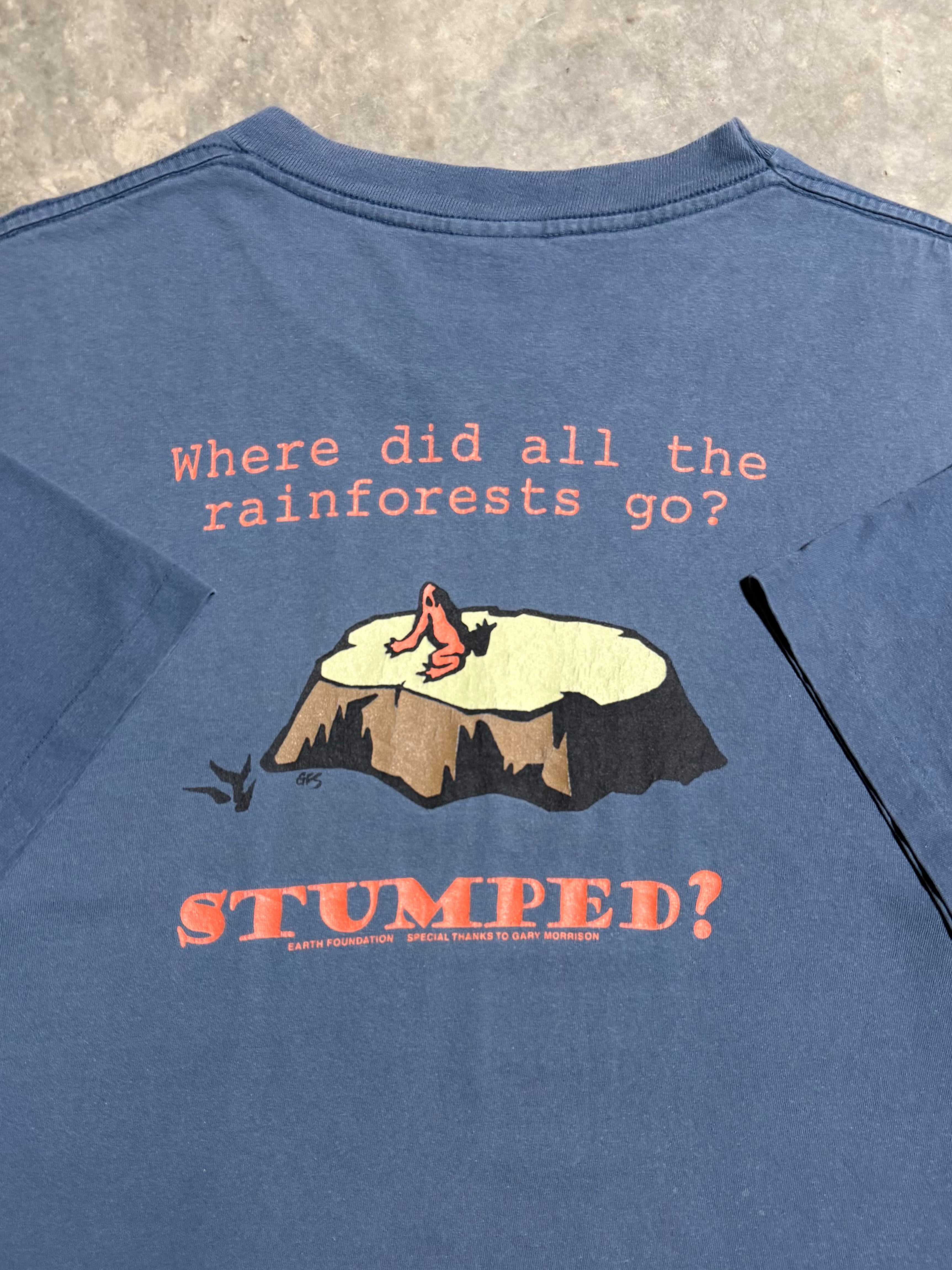 Vintage 90s Where Did All The Rainforests Go? T-Shirt (XL)