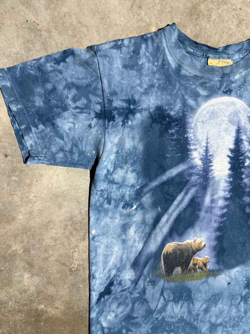 Vintage 2003 The Mountain Bear Tie Dye Shirt (M)