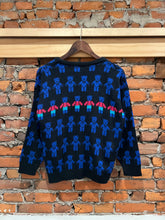 Load image into Gallery viewer, Vintage 80s Bear Knit Sweater (WS)
