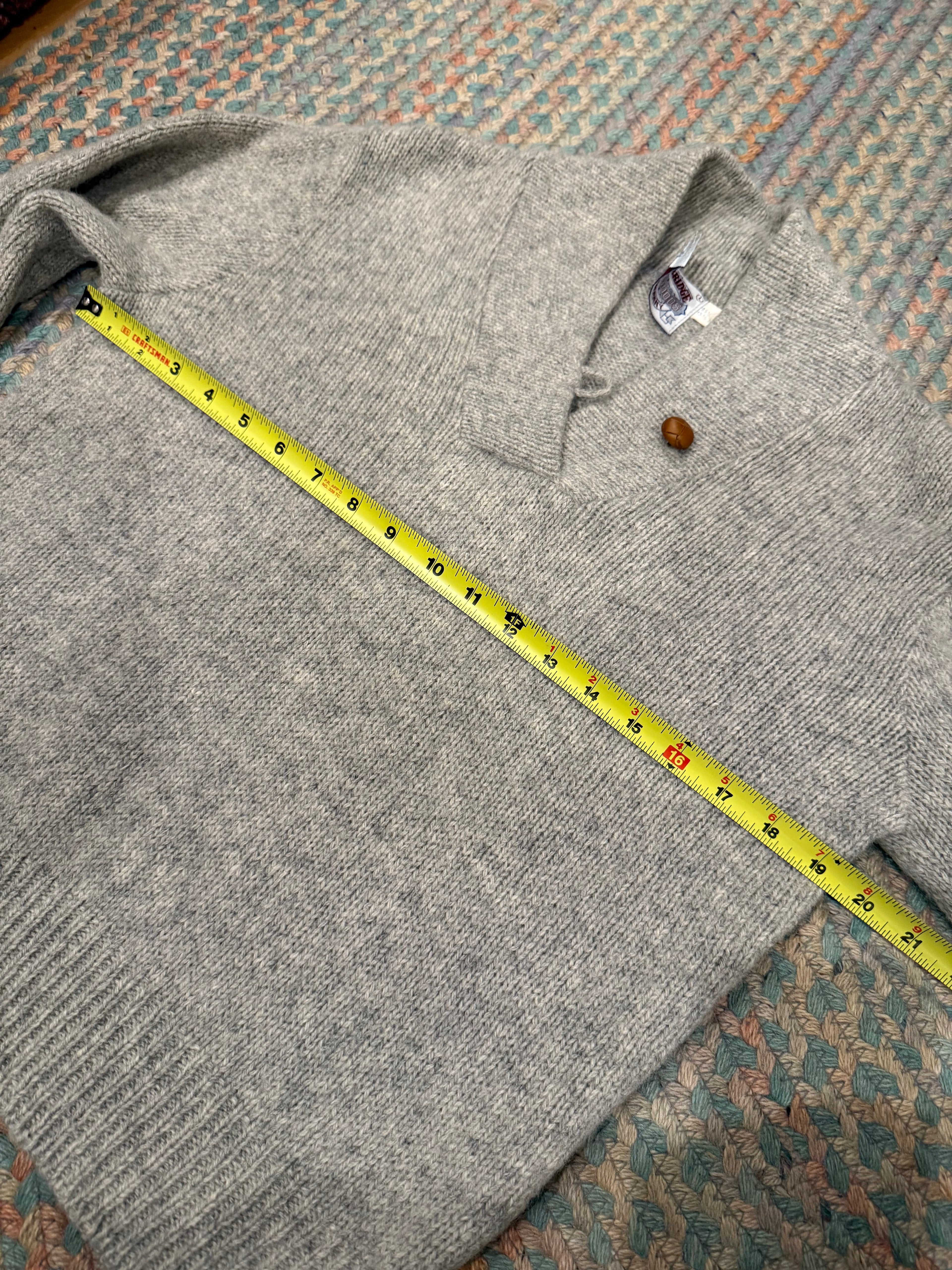 Vintage Cambridge Wool Button Sweater (WL)
