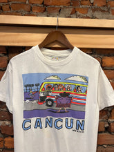 Load image into Gallery viewer, Vintage 90s Cancun Mexico Tour Bus Tee (M)
