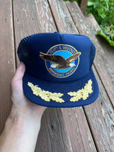 Load image into Gallery viewer, Vintage Eagle Dependable Engines Trucker Hat
