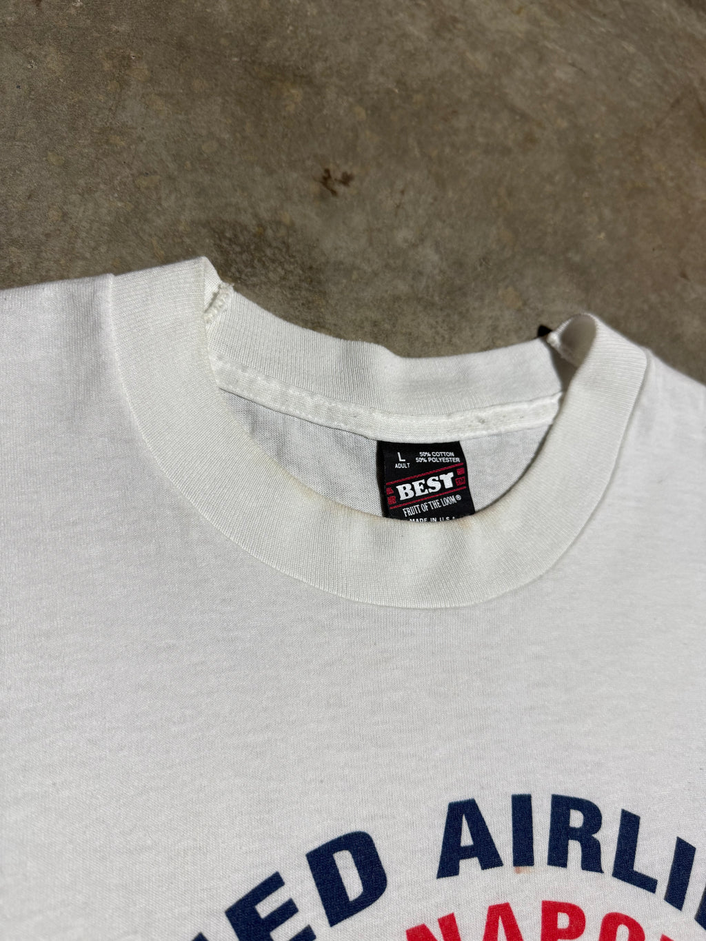 Vintage Early 90s United Airlines Indianapolis Tee (L)
