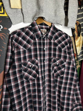 Load image into Gallery viewer, Vintage ELY Catleman Black/Red Pearl Snap Western Shirt (L/XL)
