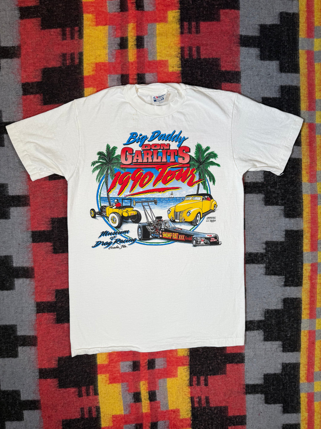 Vintage 1990 Museum of Drag Racing Shirt (S)