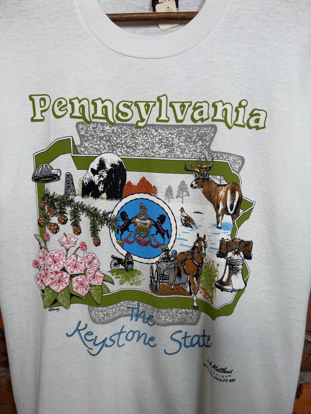 Vintage Pennsylvania The Keystone State Shirt (L)