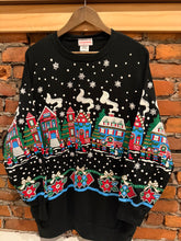 Load image into Gallery viewer, Vintage 80s Puffy Print Christmas Crewneck (W2XL)
