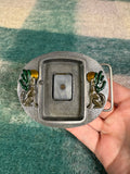 Vintage Howling Wolf Zippo Lighter Holder Belt Buckle
