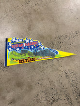 Load image into Gallery viewer, Vintage Six Flags Scream Machine Ride Pennant
