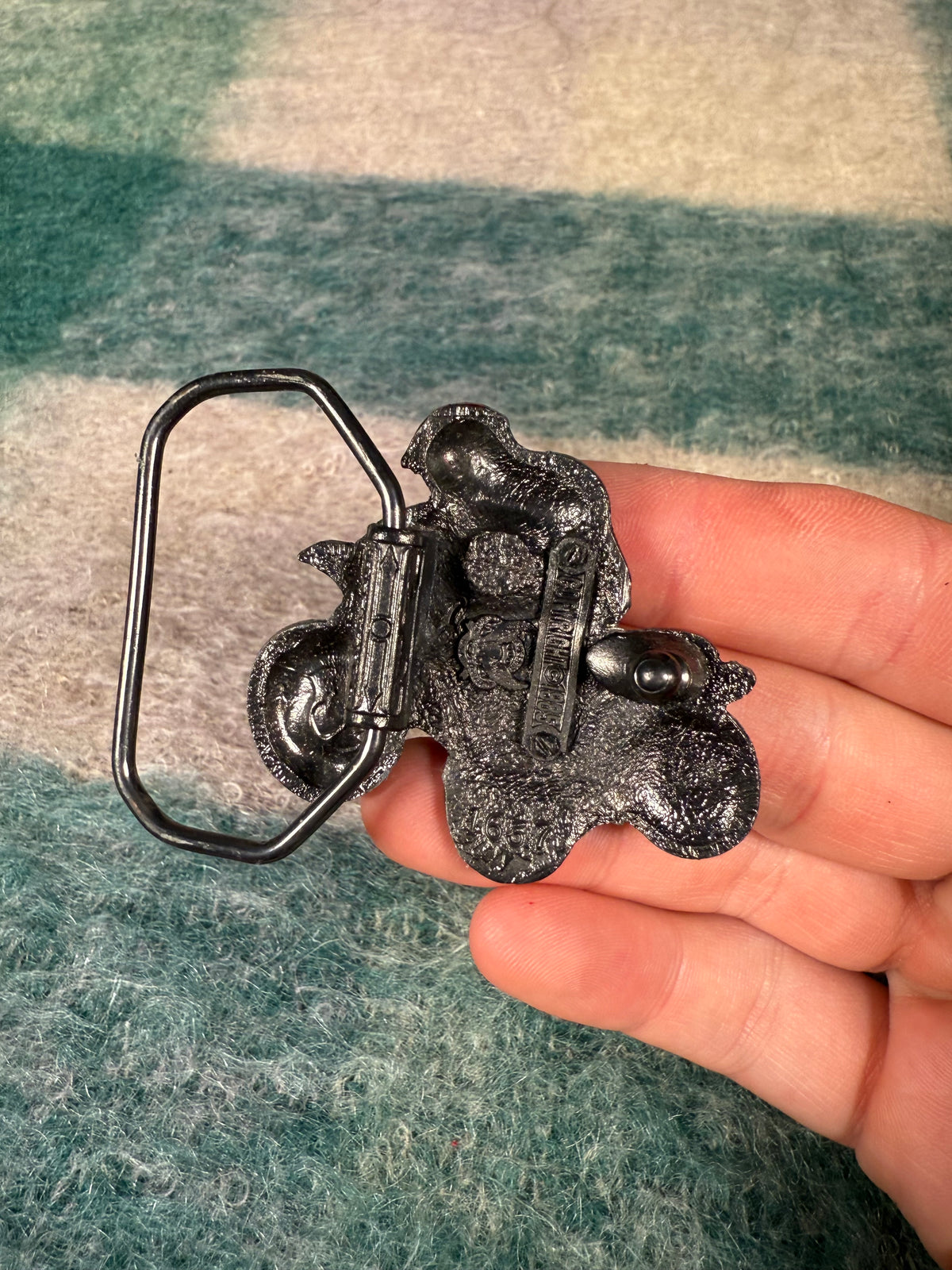 Vintage 4 Wheelin Belt Buckle