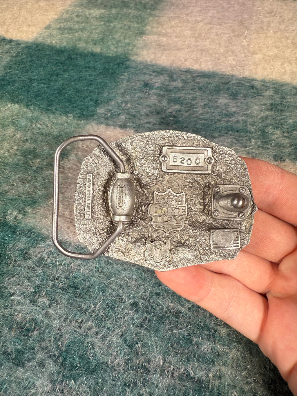 Vintage 1995 Carolina Panthers Inaugural Season Belt Buckle