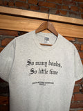Vintage So Many Books, So Little Time T-Shirt(M)