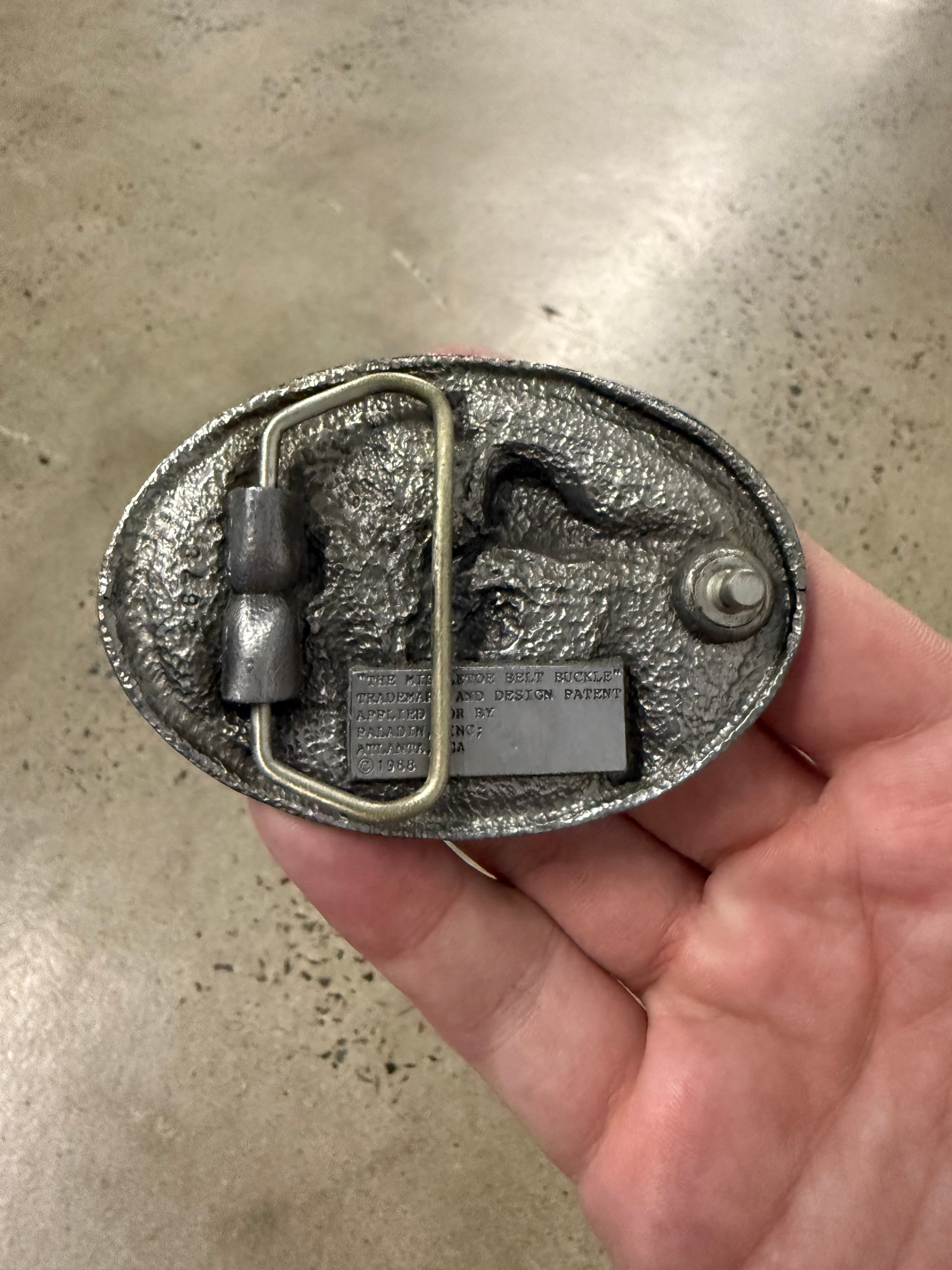 Vintage Multicolor Cactus Belt Buckle