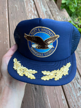 Load image into Gallery viewer, Vintage Eagle Dependable Engines Trucker Hat
