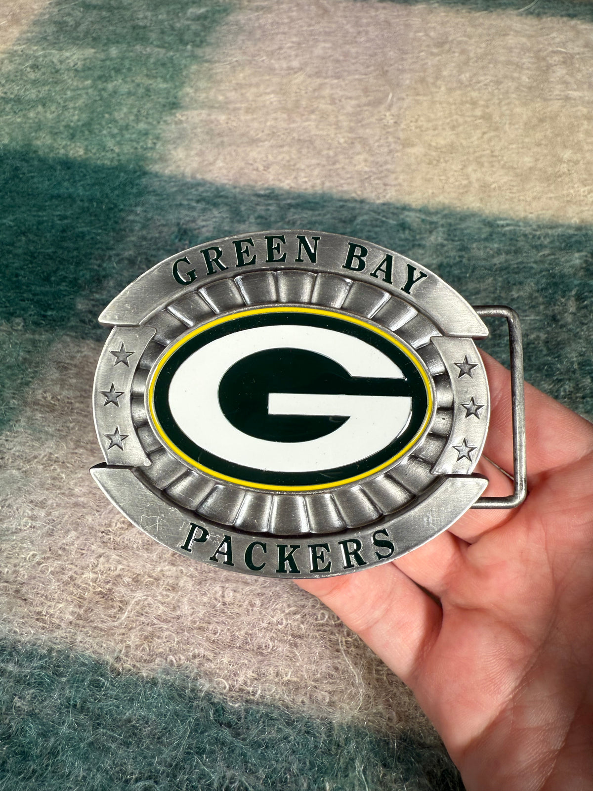 2000s Green Bay Packers Oversized Belt Buckle