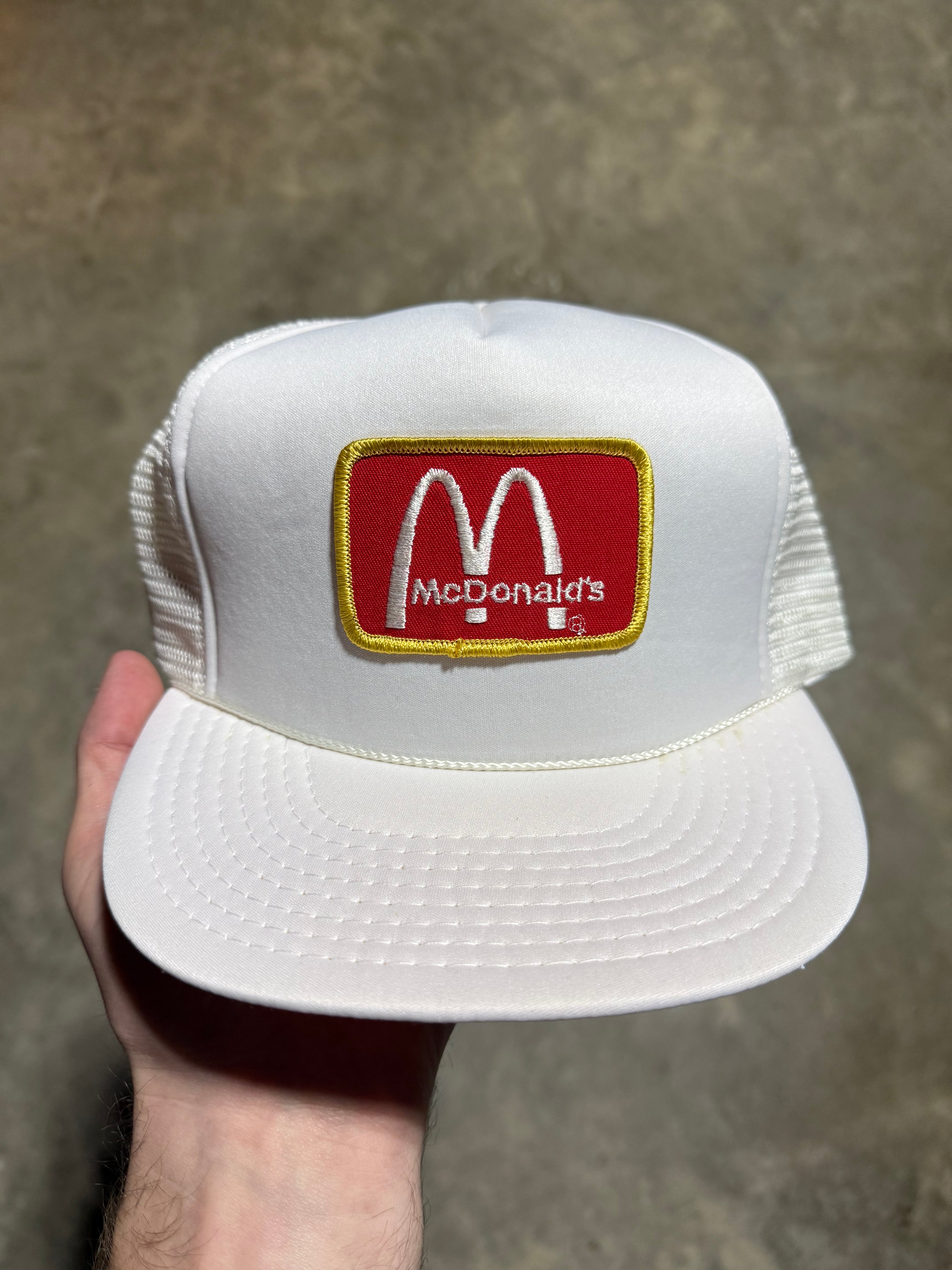 Vintage McDonalds Patch Trucker Hat