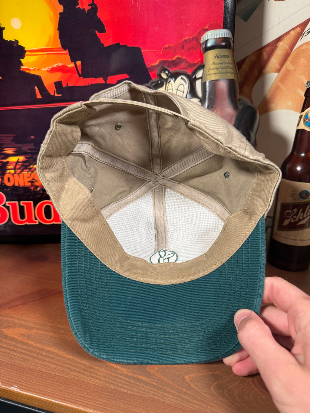 Vintage Golden Harvest Two-Tone K Products Snapback Hat