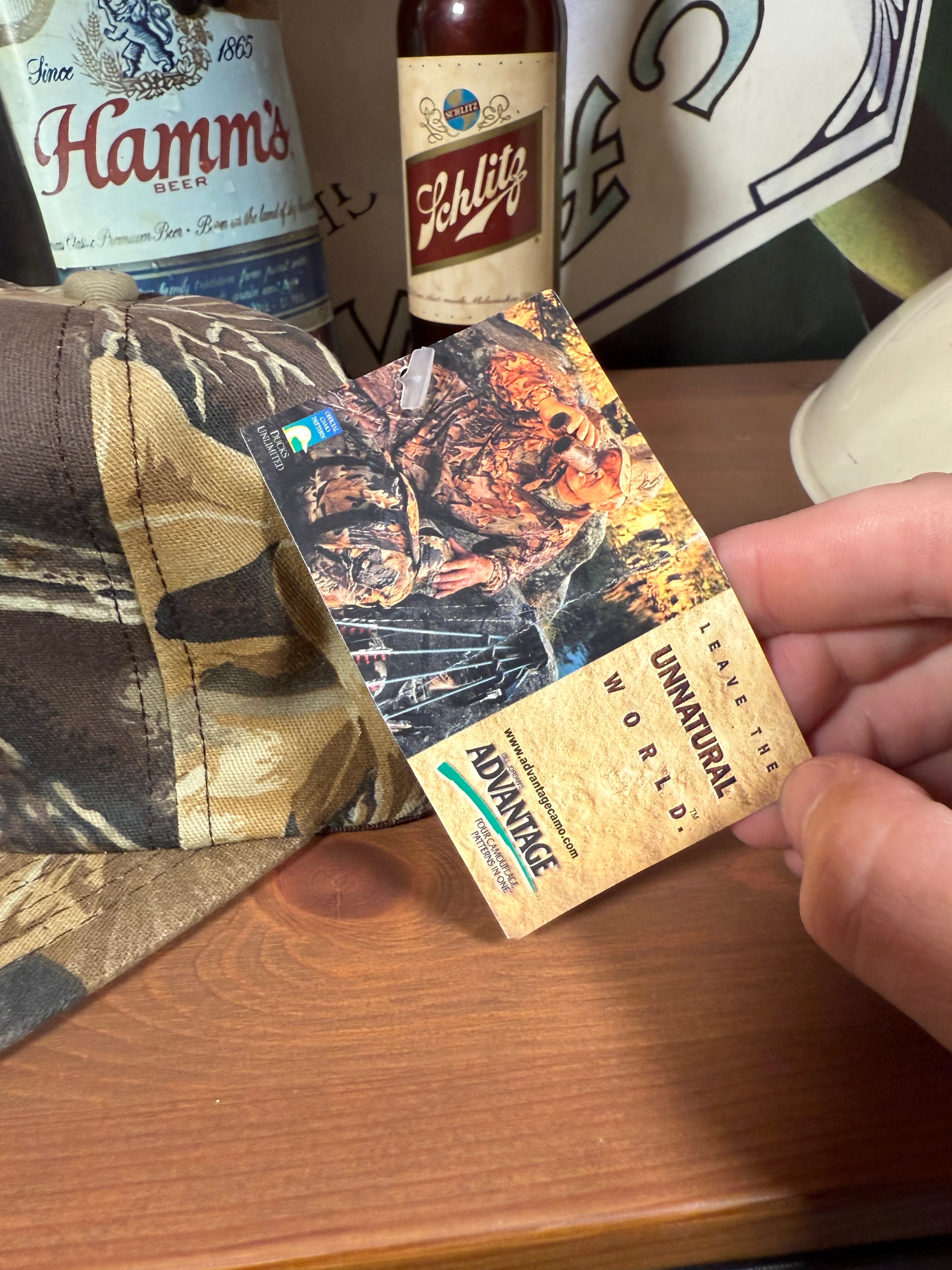 Vintage Golden Harvest Seed Duck Camo K Products Hat
