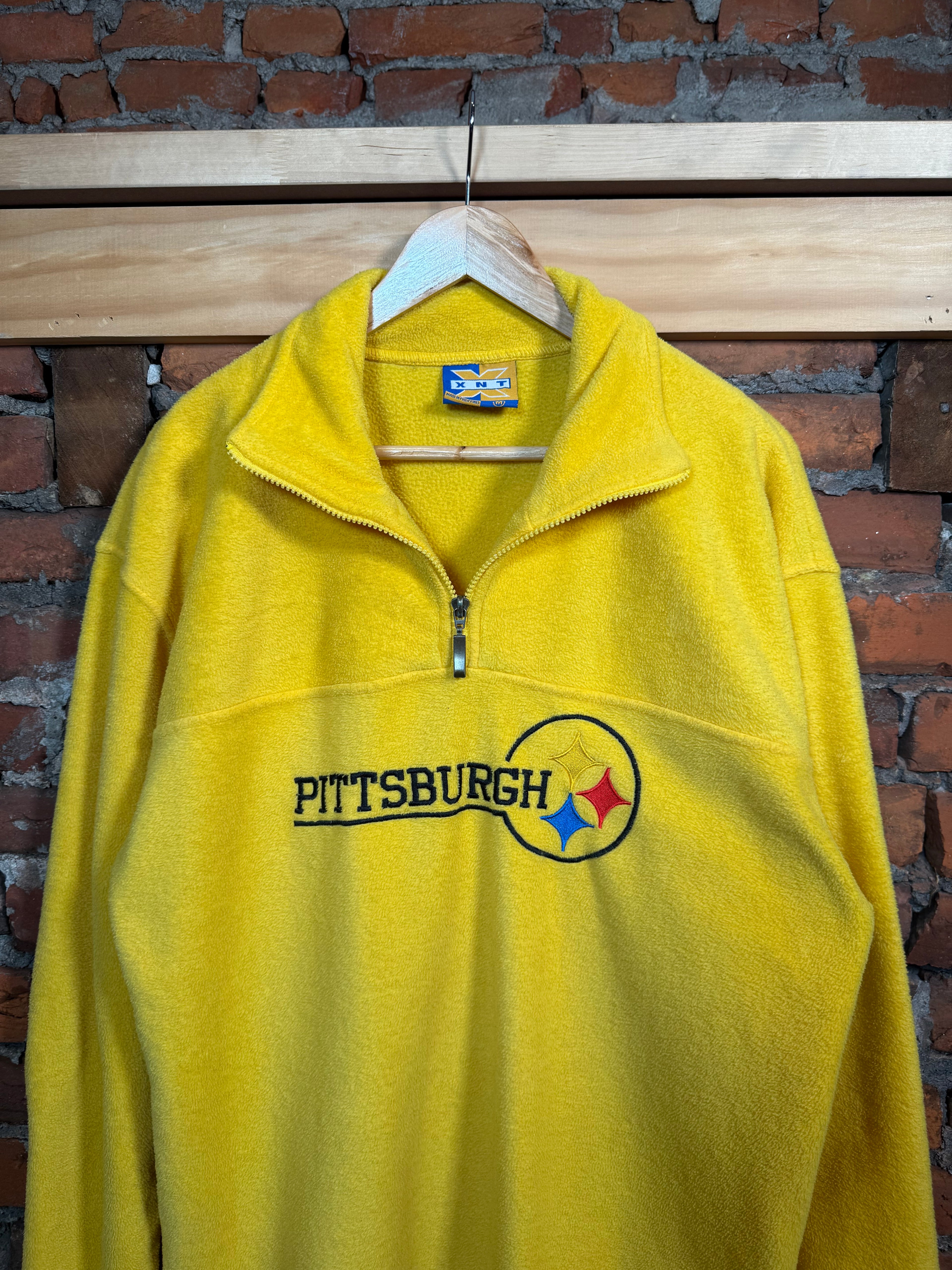 Vintage Pittsburgh Steelers Fleece Pullover (M)