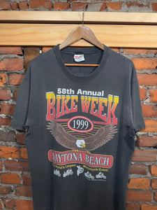 Vintage 1997 Bike Week Distressed Tee (L)