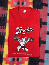 Load image into Gallery viewer, Vintage 80s Strohs Beer Weightlifting Team Shirt (XL)
