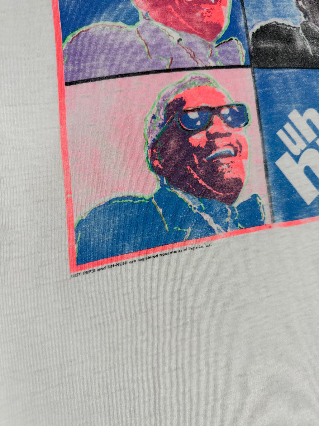 Vintage Early 90s Distressed Diet Pepsi Ultraviolet Rays Ray Charles Tee(XL)