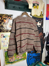 Load image into Gallery viewer, Vintage 80s Tan Striped Sweater (M)
