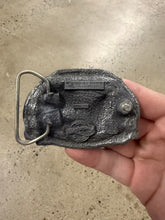 Load image into Gallery viewer, Vintage Football and Helmet Belt Buckle

