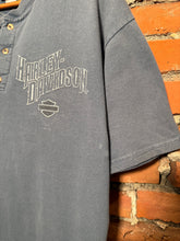 Load image into Gallery viewer, Vintage Harley Davidson Henley T-Shirt (XL)
