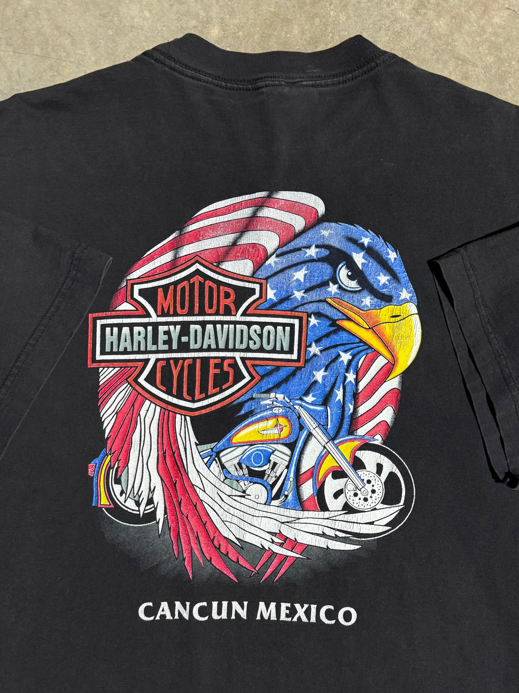 Vintage Harley Davidson Cancun Double Sided Shirt (L)