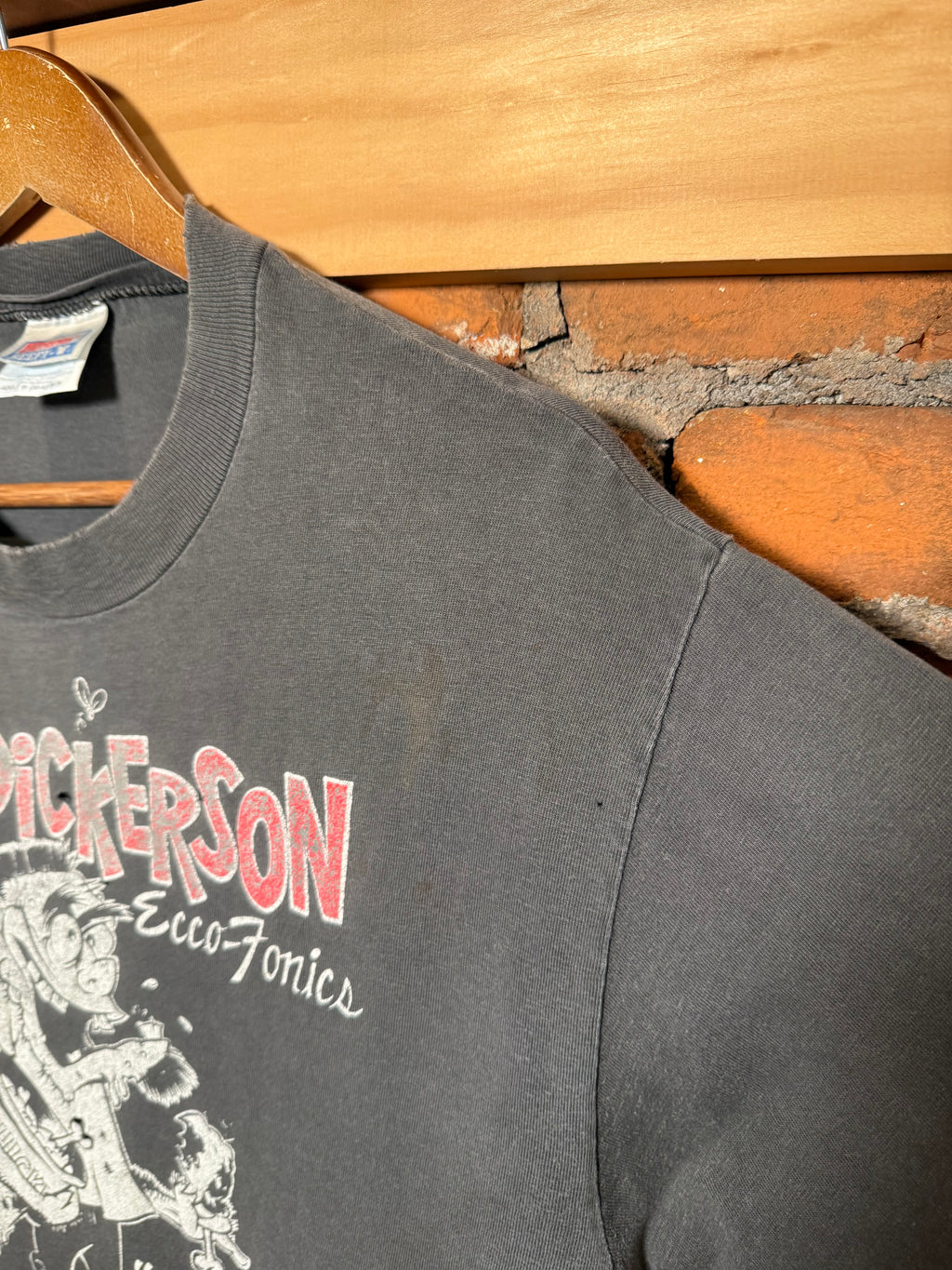 Vintage 90s Deke Dickerson and the Ecco-Fonics Distressed Tee (M)