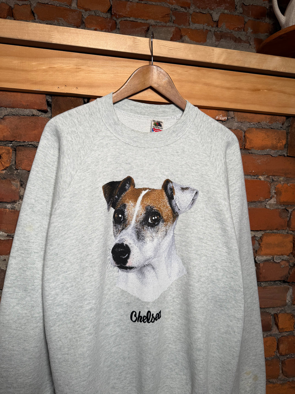 Vintage 90s Chelsea Puppy Crewneck (XXL)