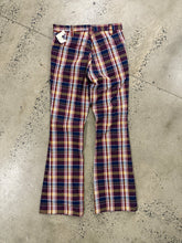 Load image into Gallery viewer, Vintage 70s Unworn Flare Plaid Pants (30x33)
