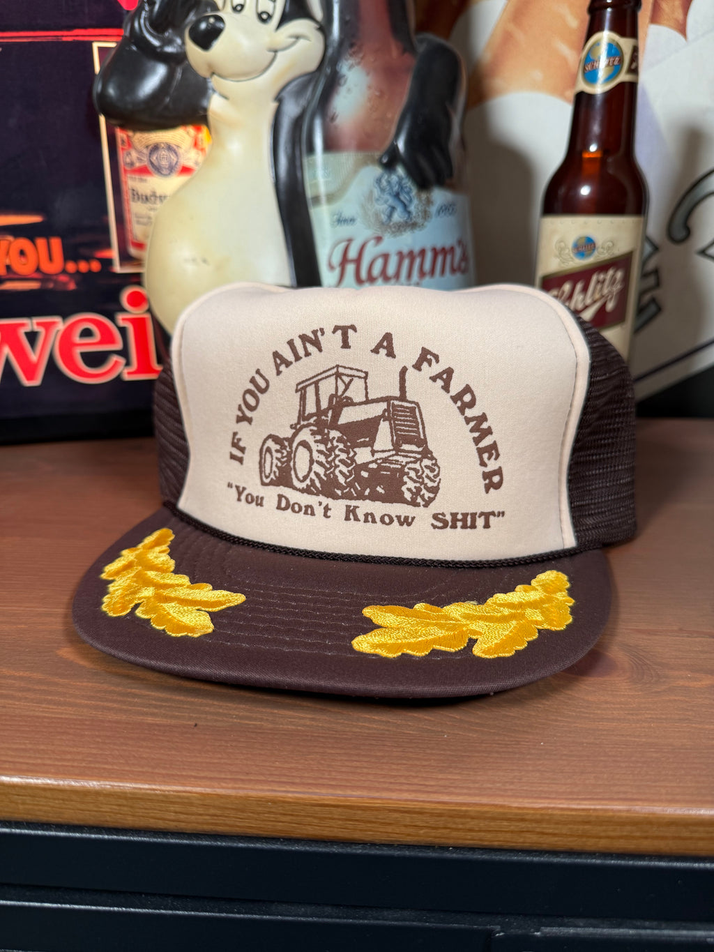 Vintage If You Ain’t A Farmer You Dont Know Shit Trucker Hat
