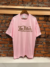 Load image into Gallery viewer, Y2K Pink Von Bitch Parody Tee (XL)
