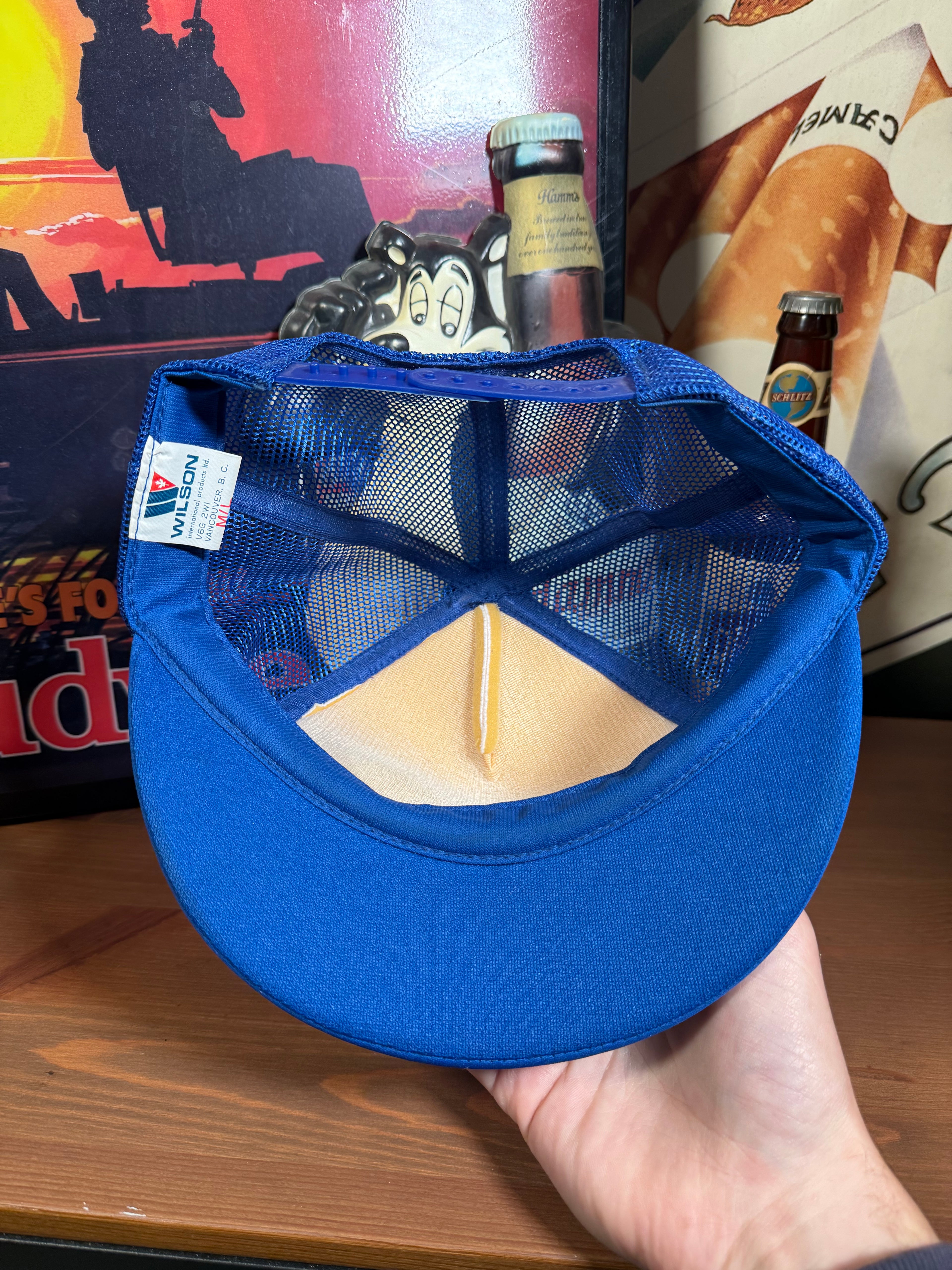 Vintage Fishing & Cruising Charter Short Brim Trucker Hat