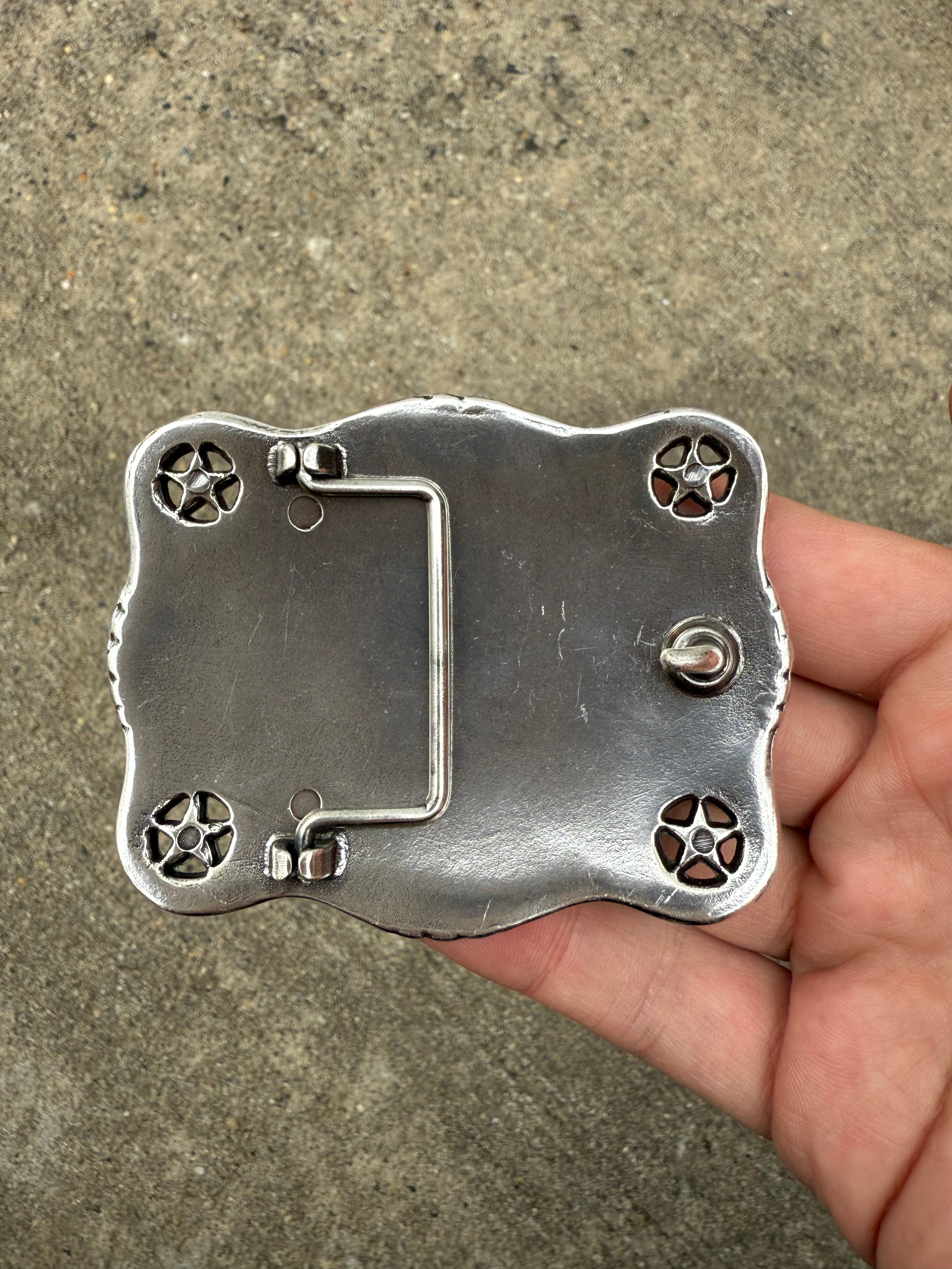 Longhorn Western Belt Buckle