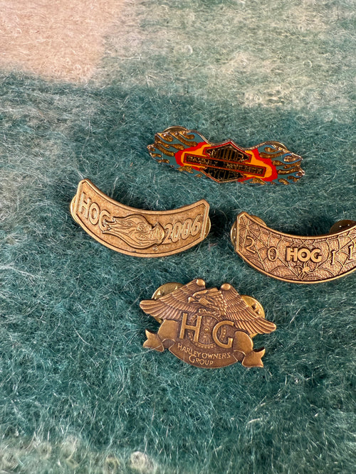 Lot of 4 Harley Davidson Motorcycle Pins