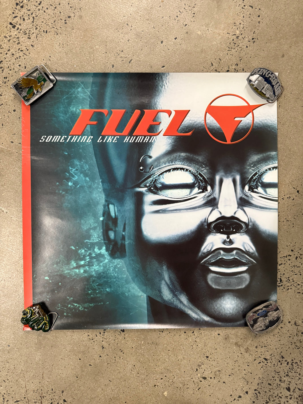 Vintage Fuel Something Like Human Double Sided Music Poster (24x24)